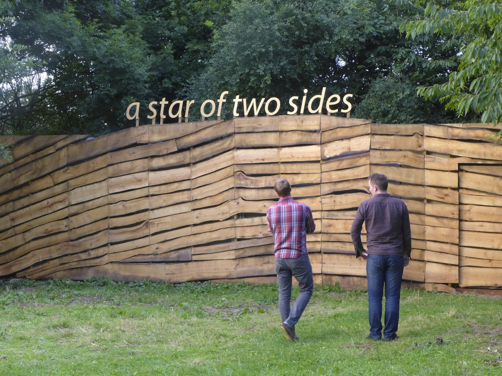 Alec Finlay bow down a bower for Duke's Wood