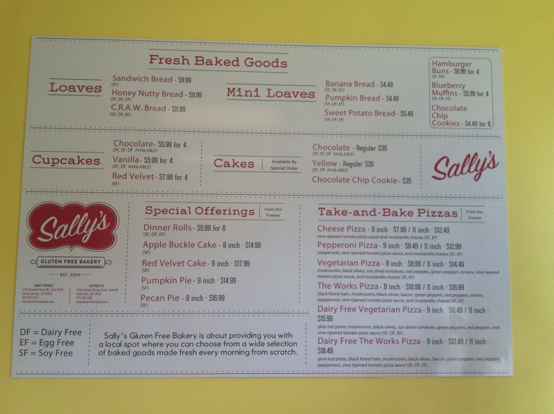 Bella Vivere Live A Beautiful Life Food Beauty Blog Review Sally S Gluten Free Bakery Alpharetta Ga