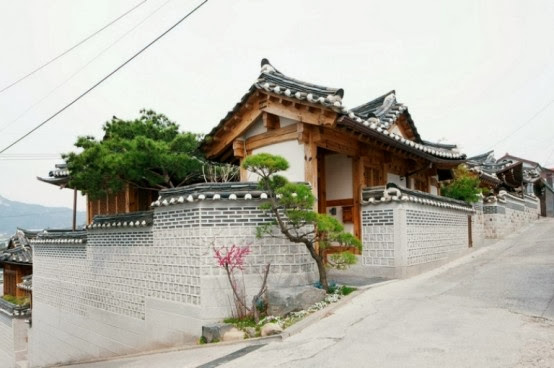   rumah tradisional Korea ini, dimana para bangsawan memiliki rumah