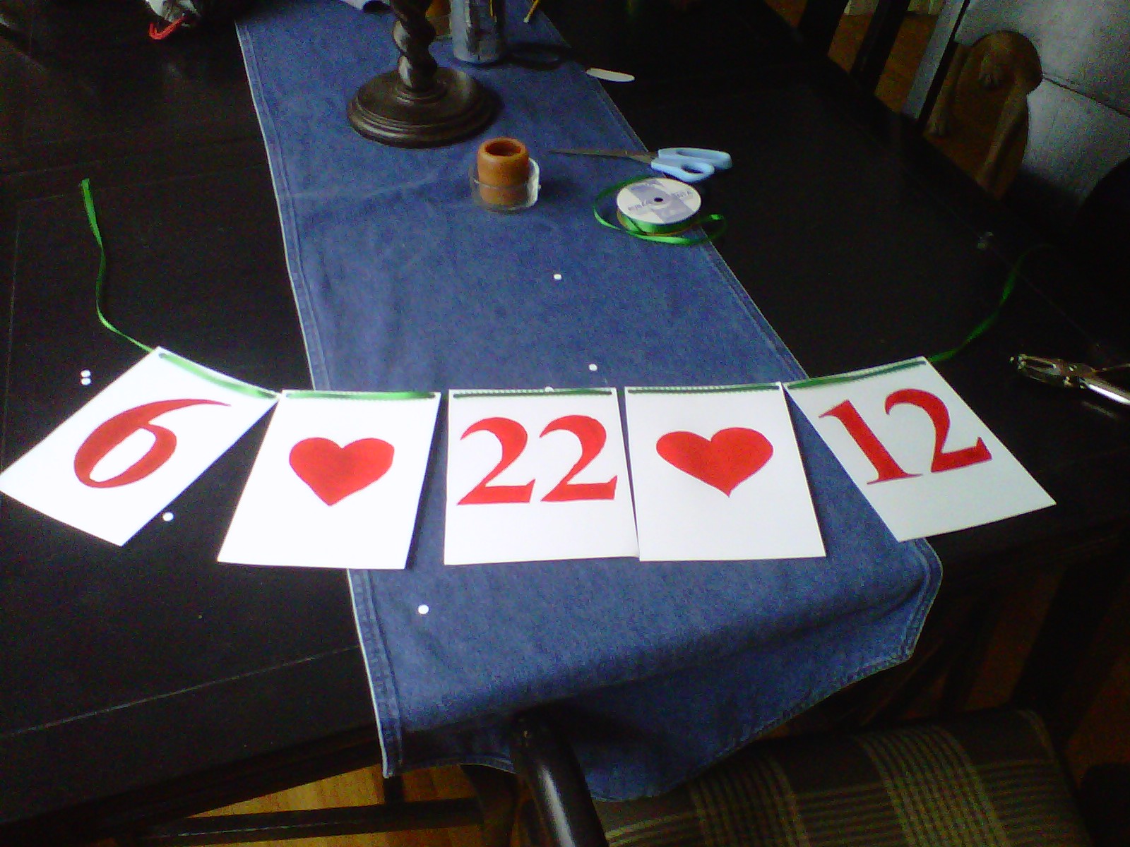 D.i.y. date banner (with free printable) Wahl Posts: Save the Date Banner: CHECK!