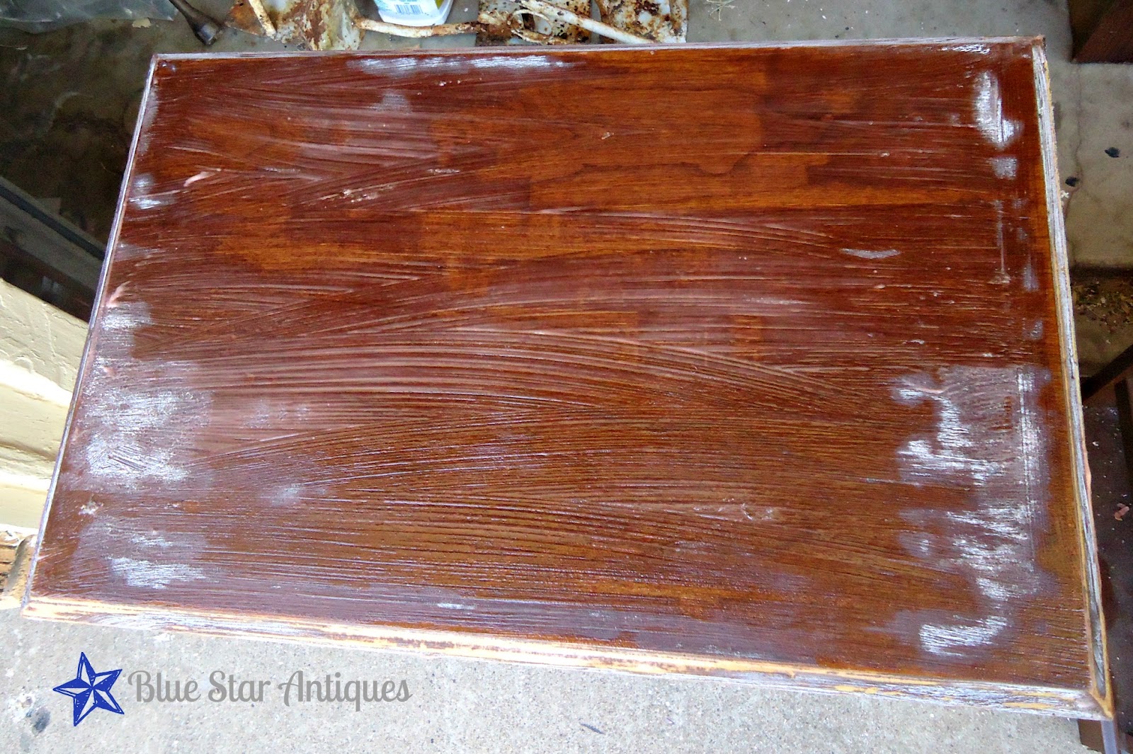 Blue Star Antiques How to Strip and Refinish a Table Top