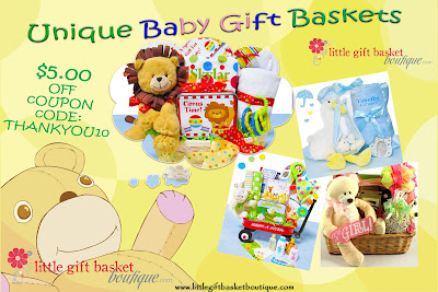 Baby Gift Baskets at LittleGiftBasketBoutique.com