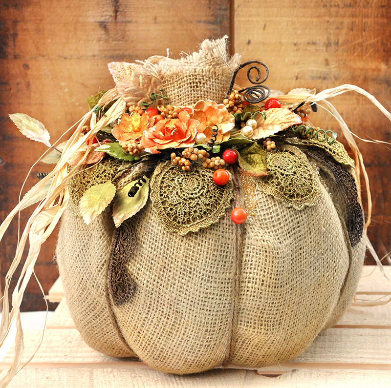 Scrap Escape Pumpkin Home Decor