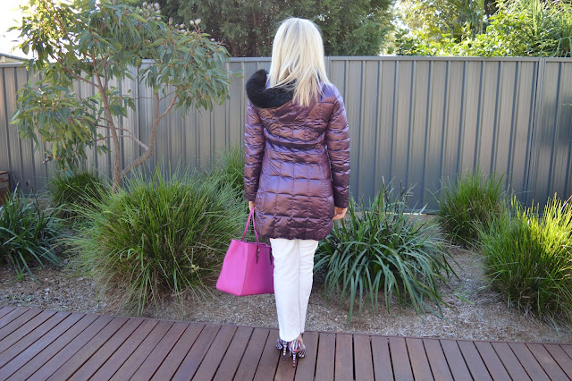 Sydney fashion Hunter - The Wednesday Pants #46 - Purple Puffa