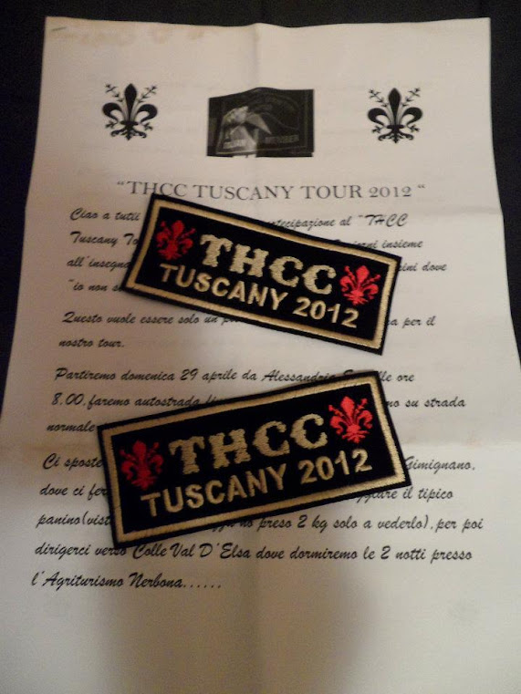 THCC TUSCANY TOUR 2012