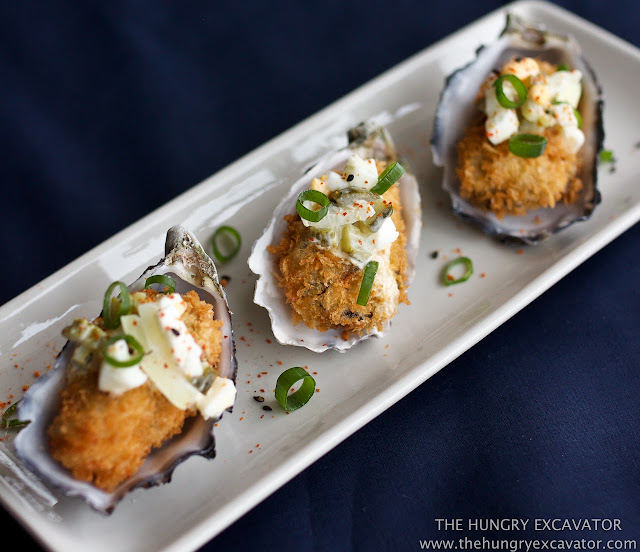 The Hungry Excavator Kaki Fry (Deep Fried Panko Oysters) and