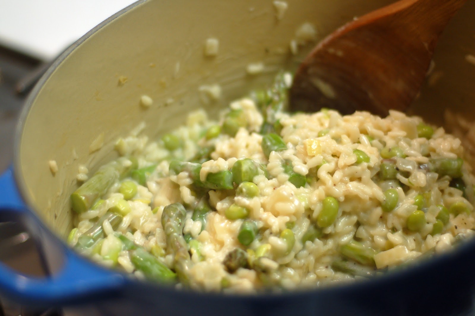 ...Spring Risotto.... lb's good spoon