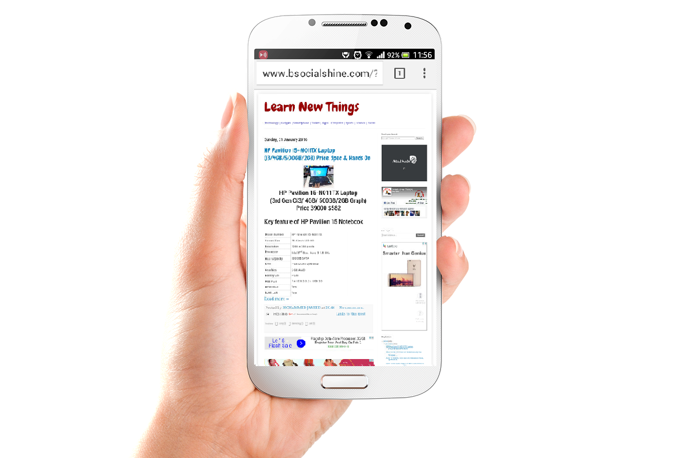 Learn New Things How to Enable Force Zoom sites in Chrome In Phones & Tablet