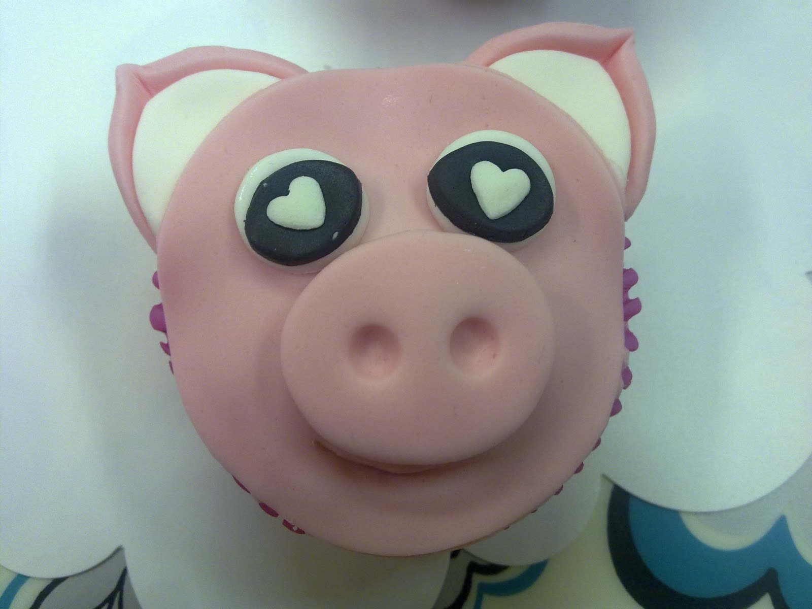 La repostería de Cris Cupcake con forma de cerdito