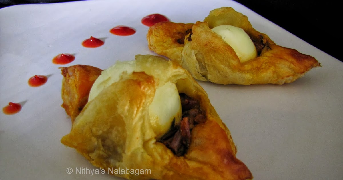 Egg Puffs | Step by step pictures |Nithya's Nalabagam