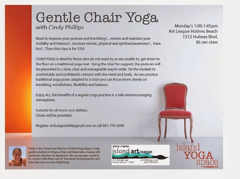 anna maria island art league google flyer for chair yoga