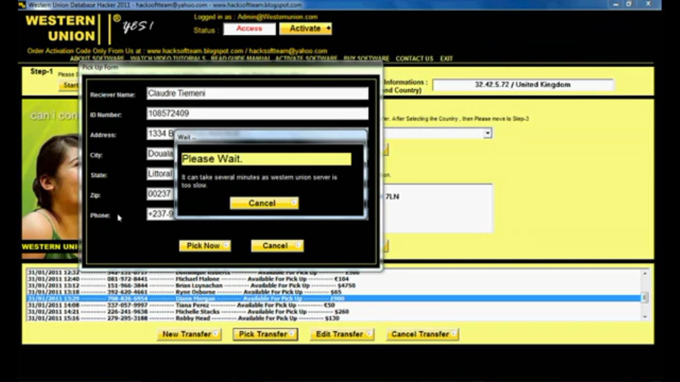 western union bug software free download