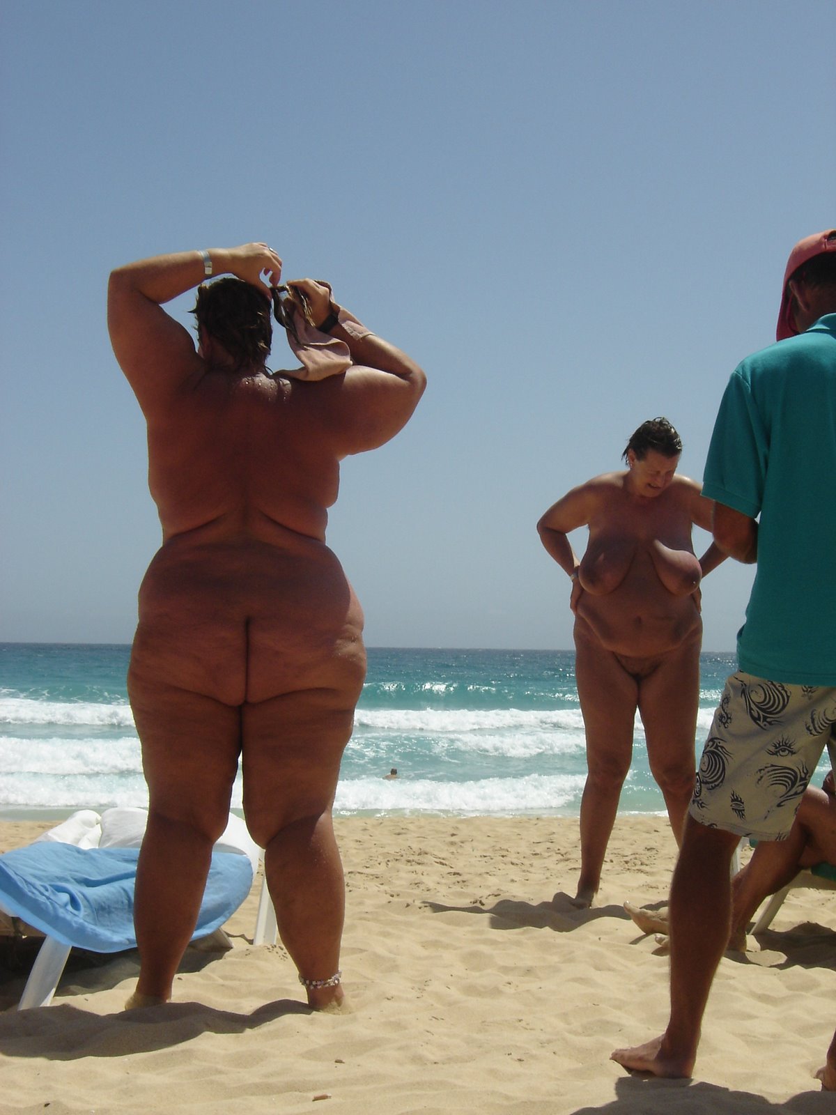 Big fat beach nude - Excelent porn
