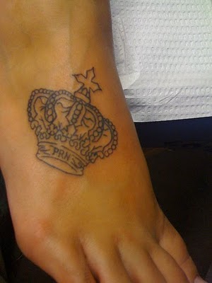 Crown Tattoo Designs For Girls
