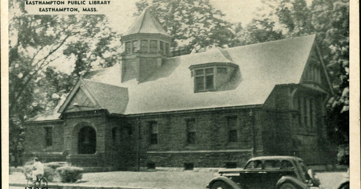 Library Postcards Public Library, Easthampton, Massachusetts