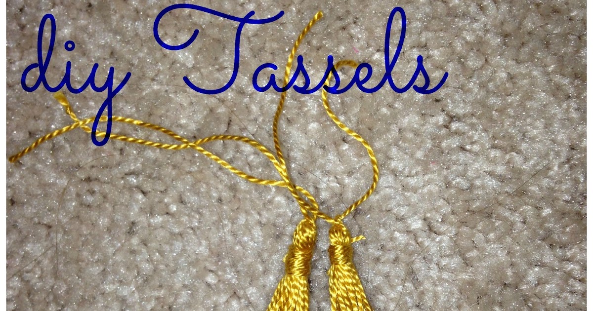 & Glitter DIY Tassel