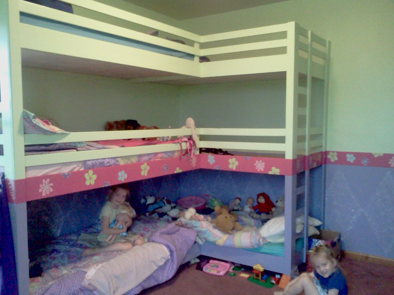 triple bunk bed plans