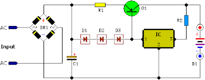 Simple Battery Charger Vehicle Circuit Diagram