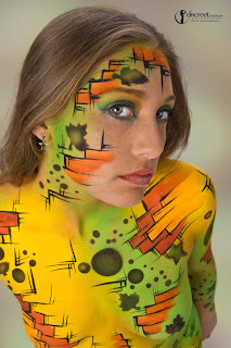 Artistic Female Body Painting