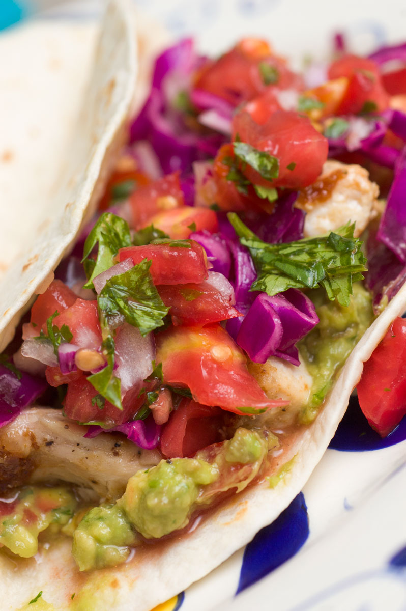 Fish Tacos with PanSeared MahiMahi