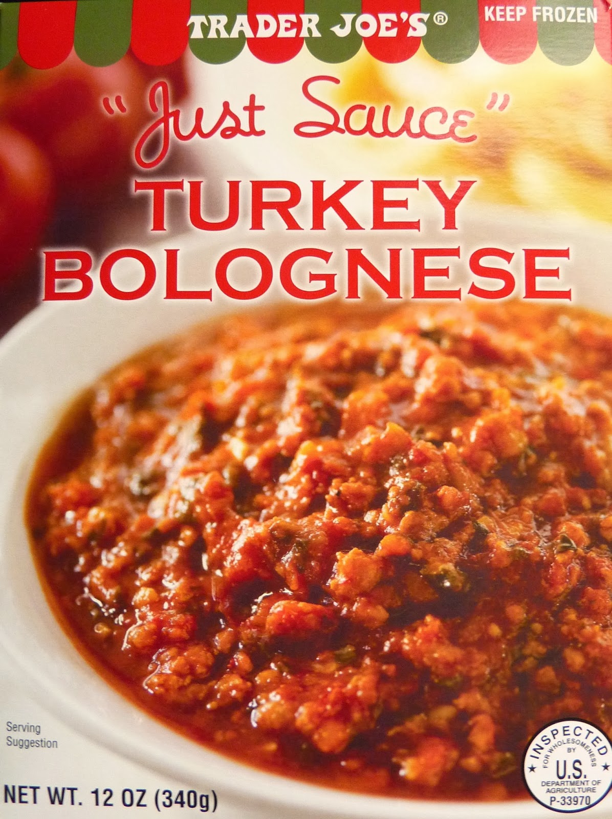 What's Good at Trader Joe's? Trader Joe's "Just Sauce" Turkey Bolognese
