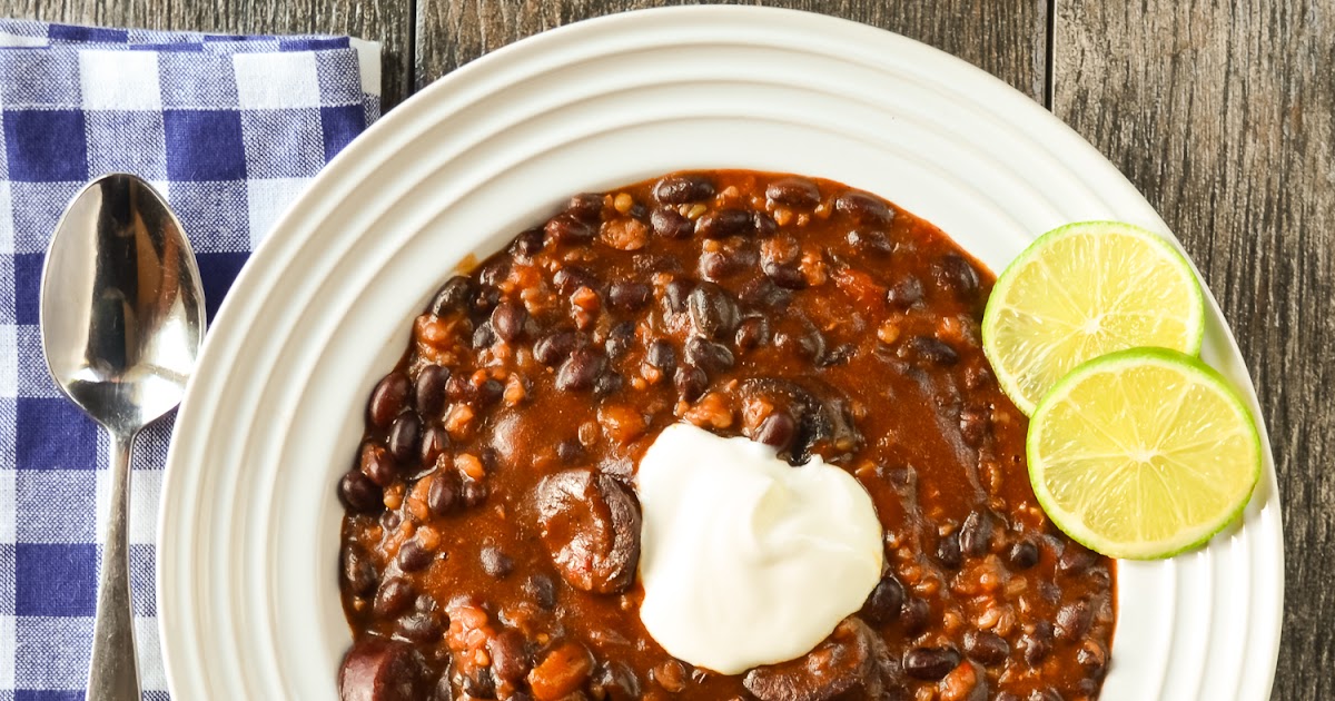 Crock Pot Sausage Black Beans and Rice Serena Bakes Simply From Scratch