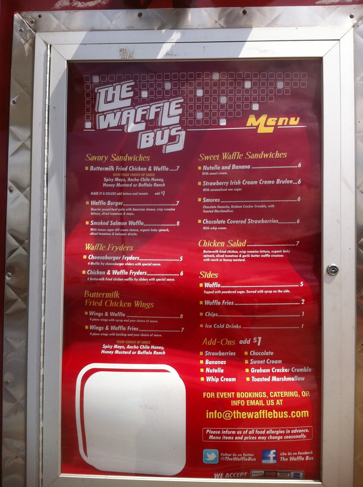 Houston Food Truck Reviews The Waffle Bus Fried Chicken and Waffle