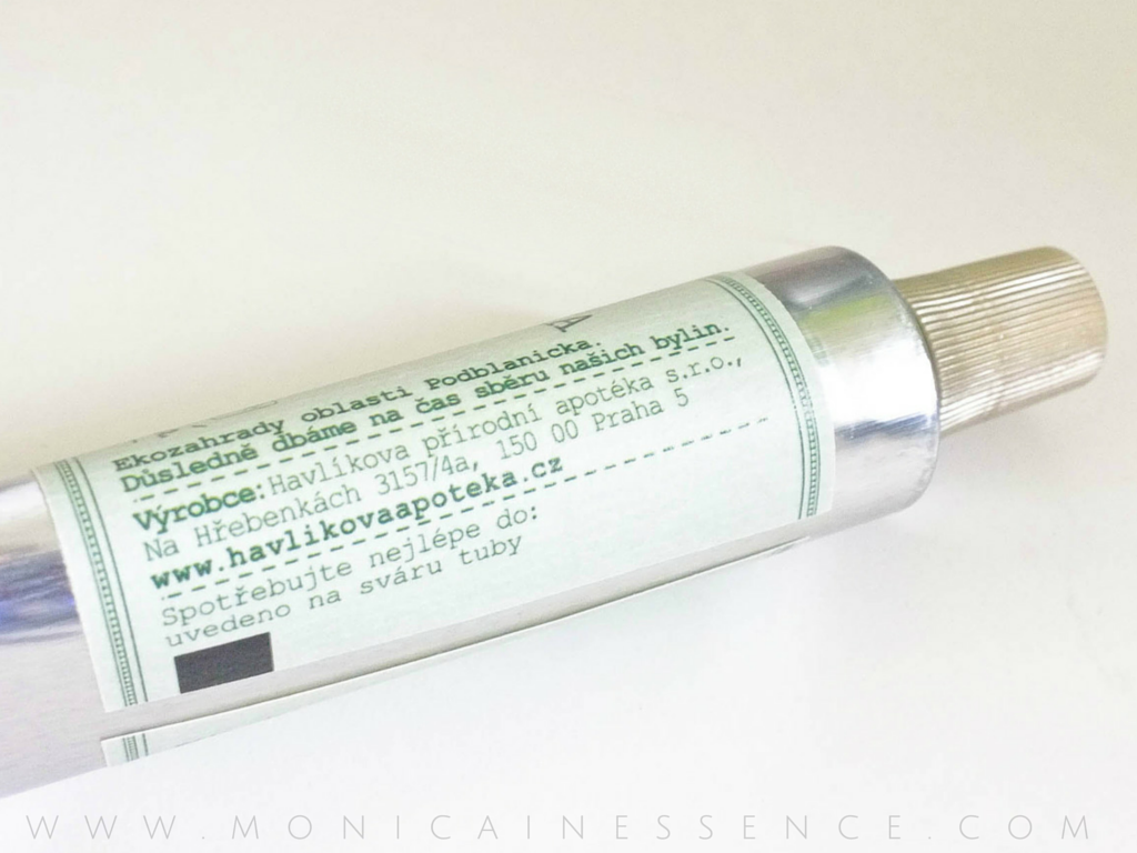 recenzia, havlickuv, prirodni, zazrak, bio, eko, mast, vsestranna monicainessence, prirodna, kozmetika, starostlivost, tvar, akne, zadery, citliva