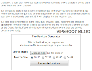 Cara Membuat Favicon di www.favicon.co.uk
