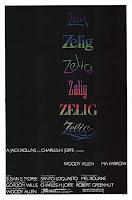 Movie poster for Zelig a film by Woody Allen, a quickie review on Minimalist Reviews.