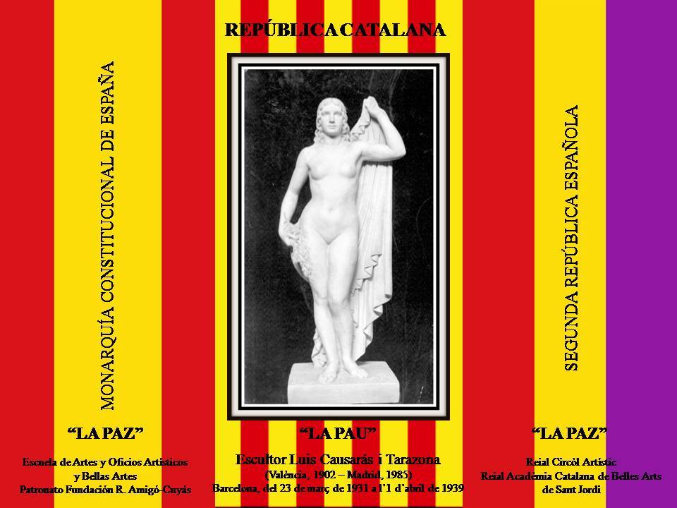 1931.- "La Pau". Exposición Escuela de Artes y Oficios Artísticos y Bellas Artes de Barcelona.