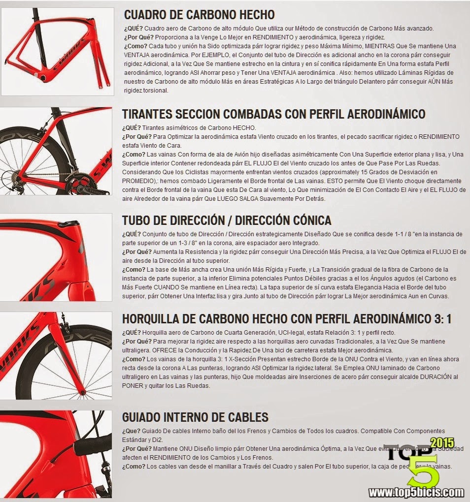 TOP 5 BICICLETAS DE CARRETERA SPECIALIZED SWORD VENGE DURAACE ED2