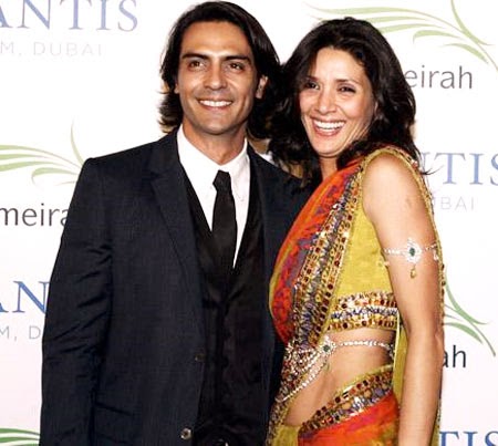 Arjun Rampal & Meher Jessia Couple HD Wallpapers Free Download