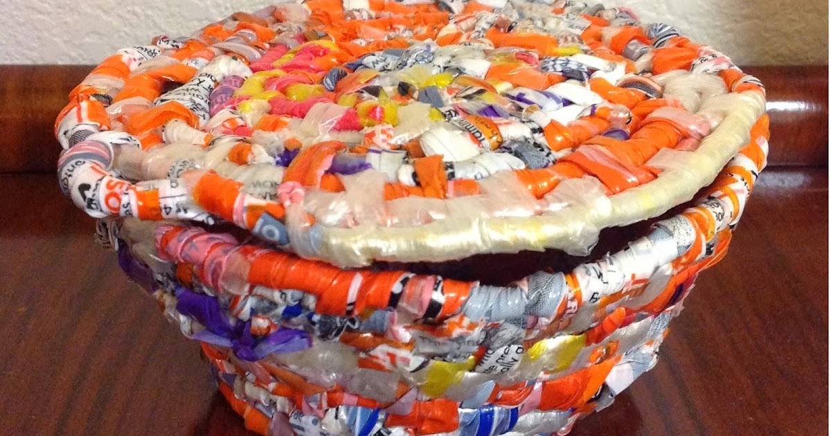 Reduce Single Use Plarn Basket