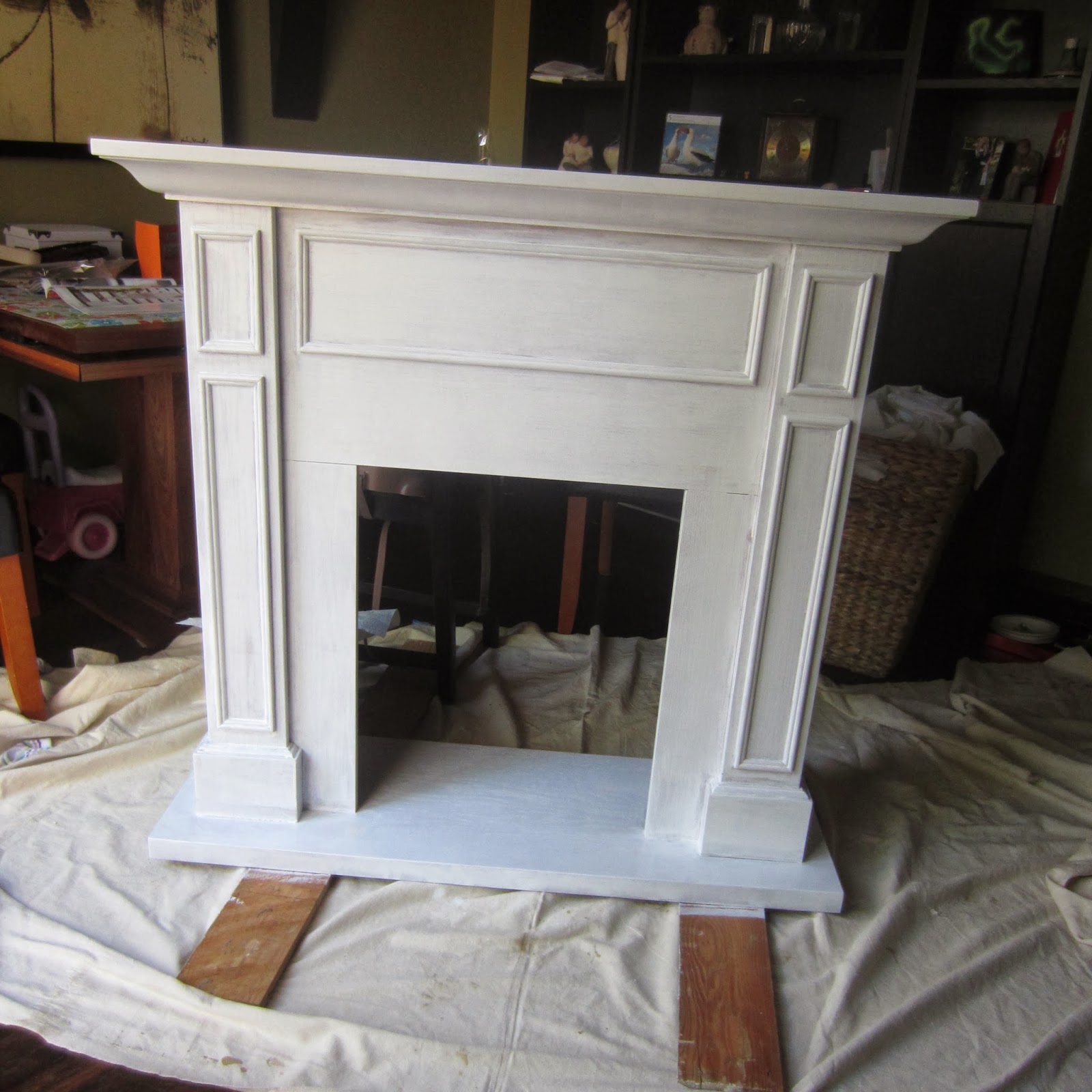 the Paper and the Spark DIY Faux Fireplace