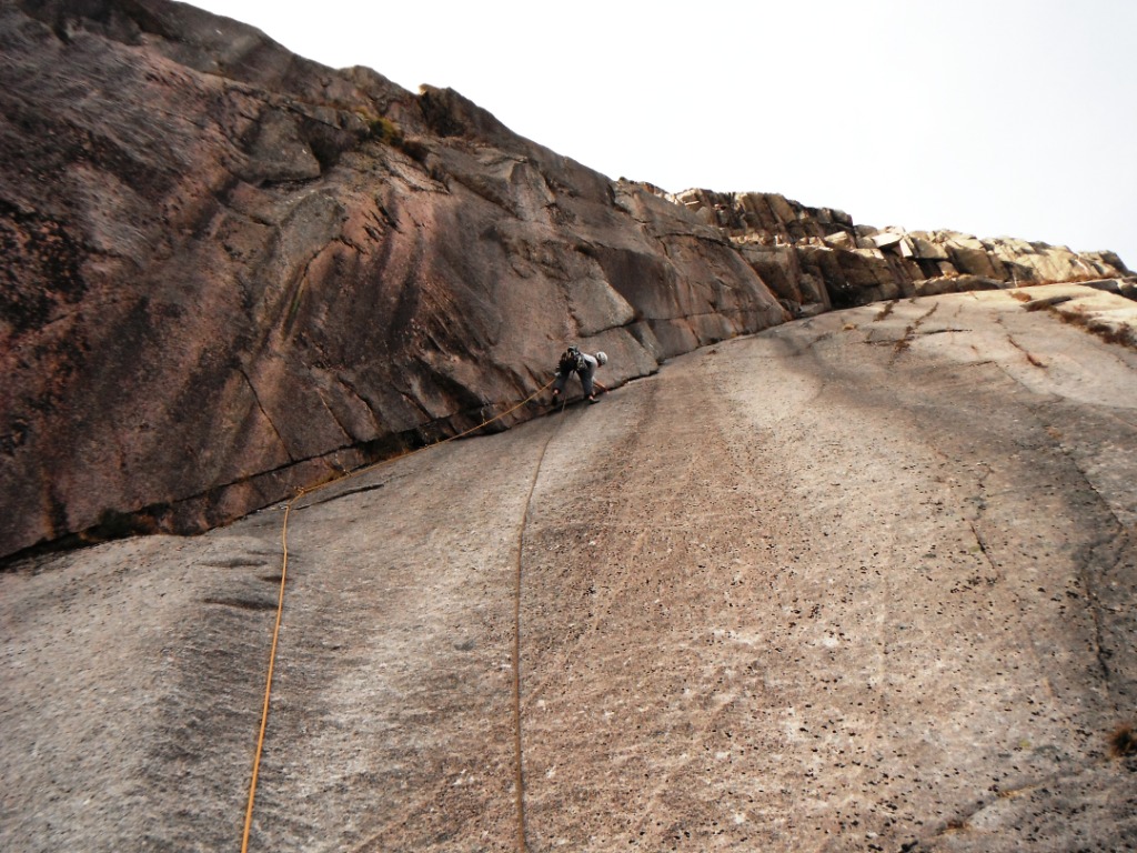 Winter and Rock Climbing Conditions 250312, Hammer/Trapeze, Glen