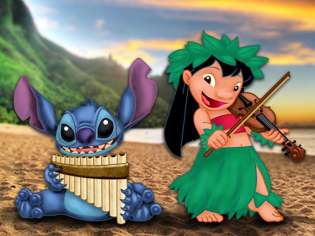 LAMINAS PARA COLOREAR - COLORING PAGES: Lilo y Stich para colorear imprimir y recortar para jugar