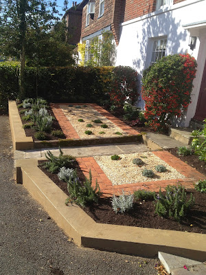 Front garden beds completed and planted