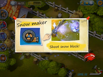 Save Our Sheep HD - ชิ้นนี้ทำหน้าที่เป็นป้อมเลย