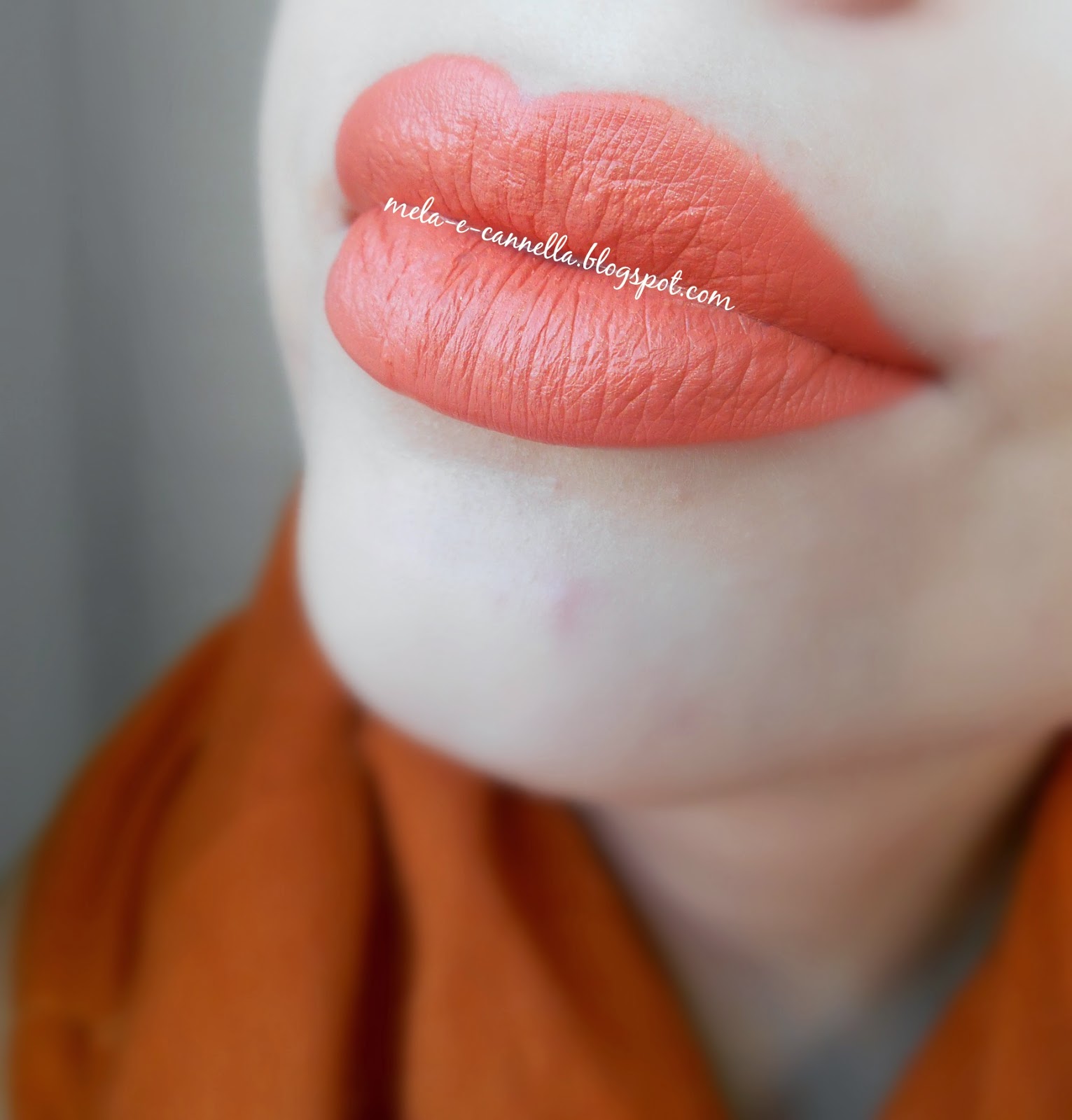 melaecannella FARMASI Matte Lipstick 8 Peach Brown