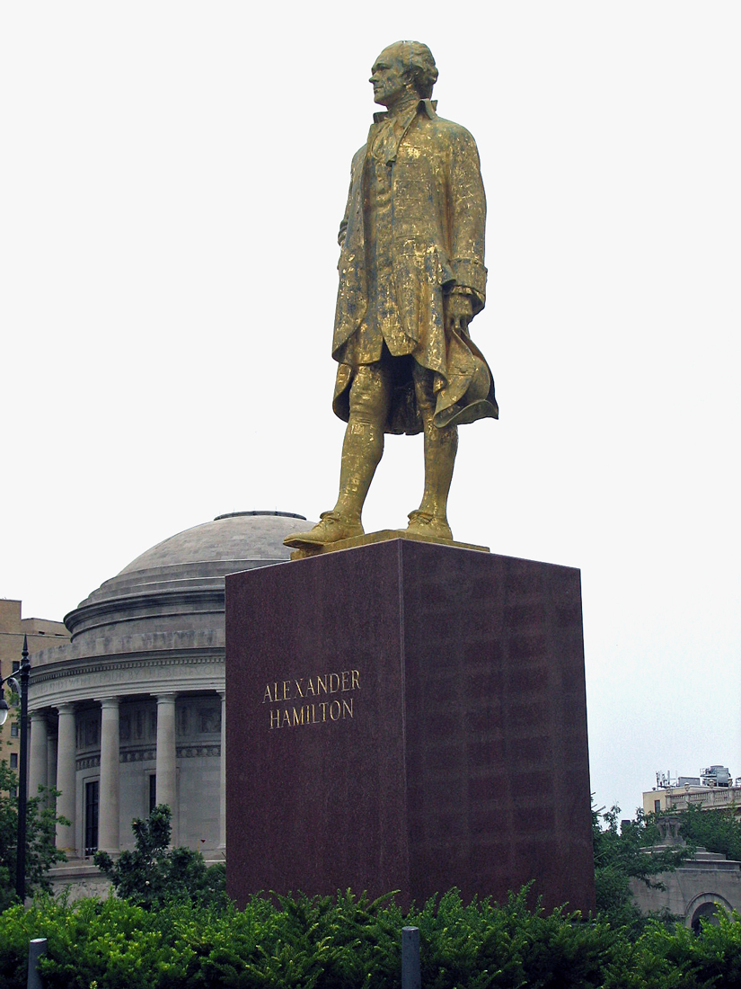 Alexander Hamilton Statue Dedication December 16, 1954 Connecting