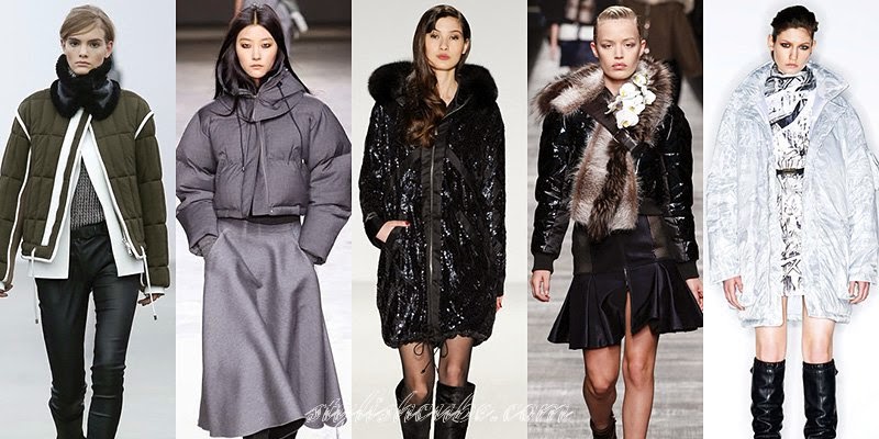 Fall Winter 2014 - 2015 Women's Duvet Coats Fashion Trends