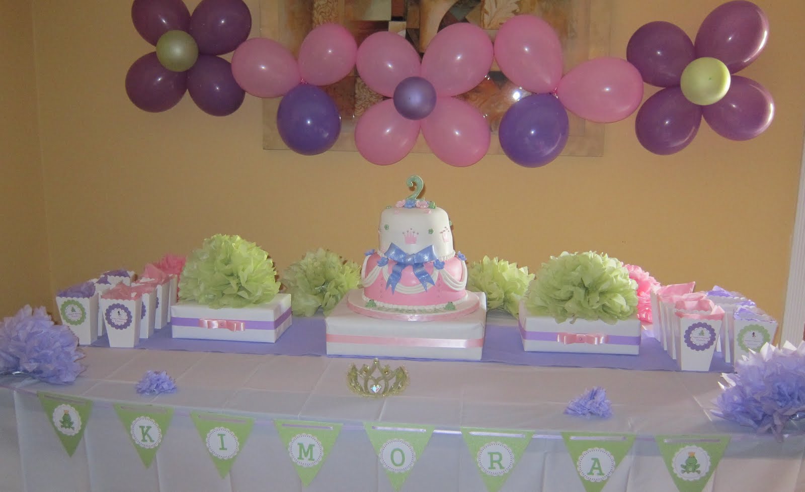 SimplyIced Party Details: Princess and the Frog Birthday Party