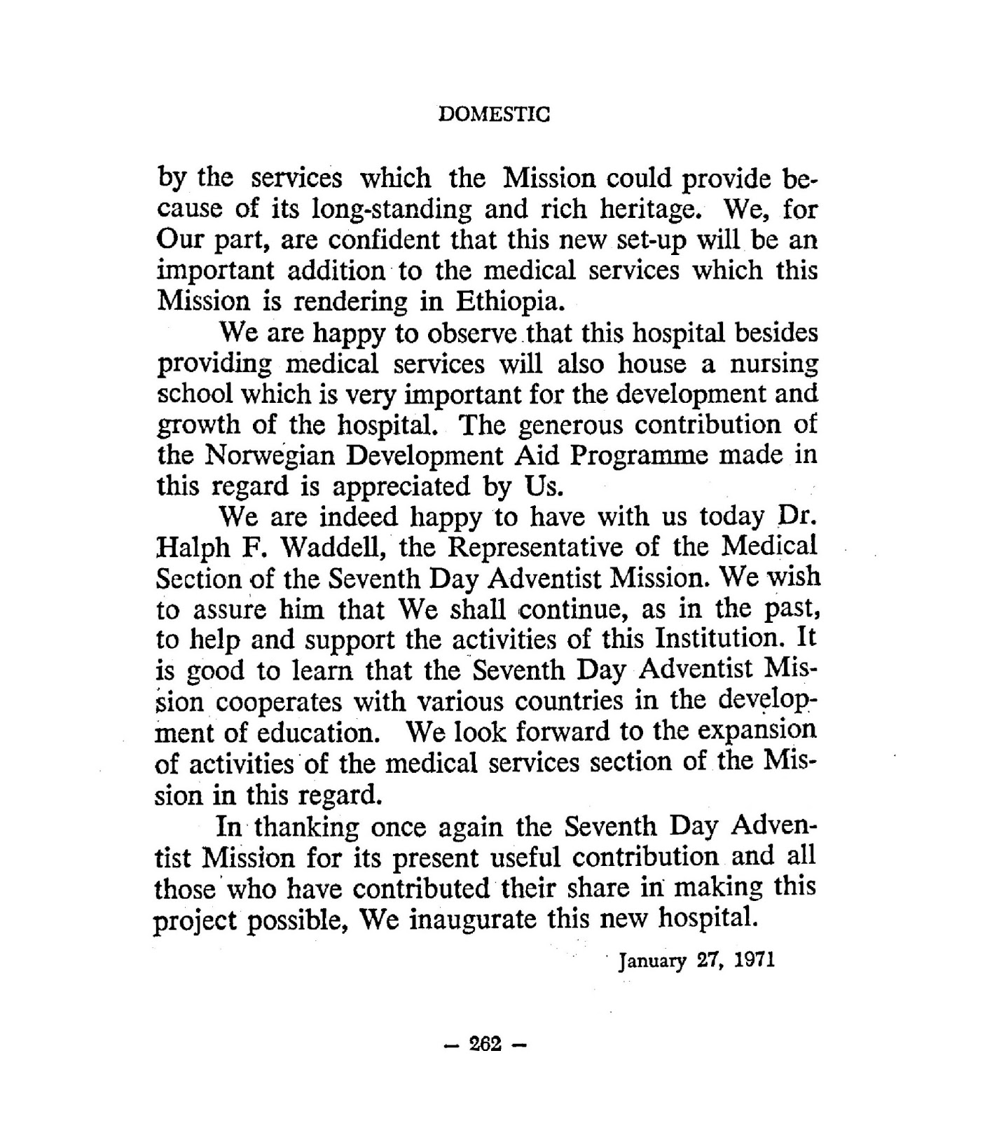 Chronological organizational pattern for speech image