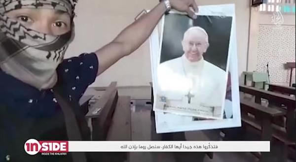 Em vídeo, Estado Islâmico ameaça Papa Francisco: ‘Chegaremos a Roma’