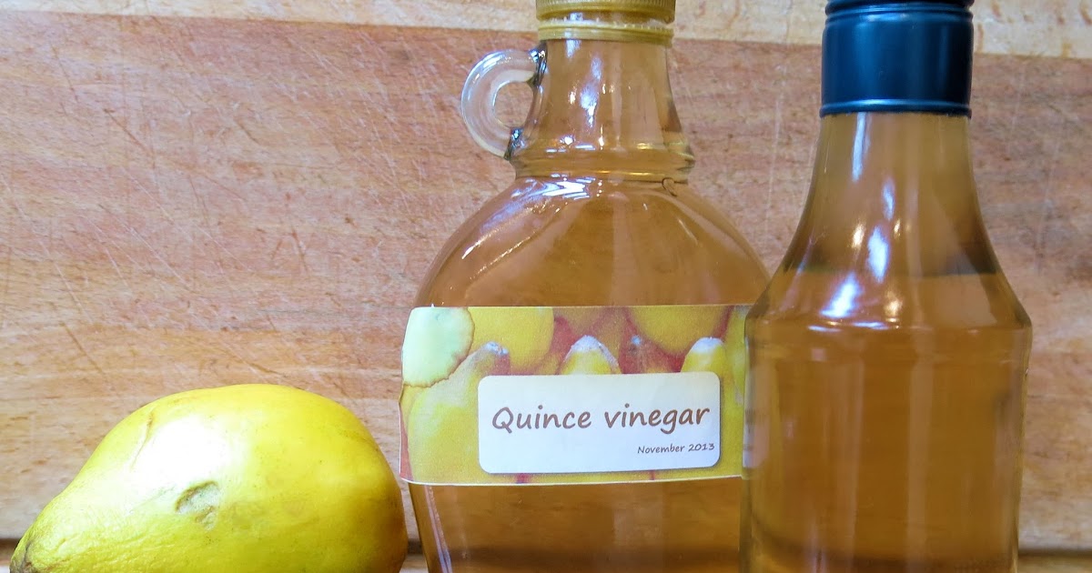 Gourmet Gardening Sweet quince vinegar