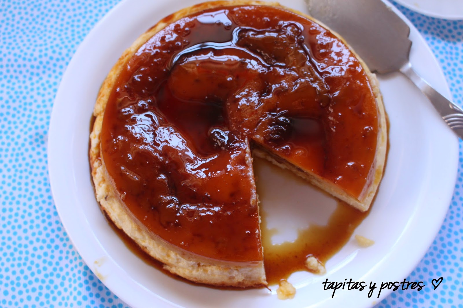 Tarta De Queso Y Tocino De Cielo.
