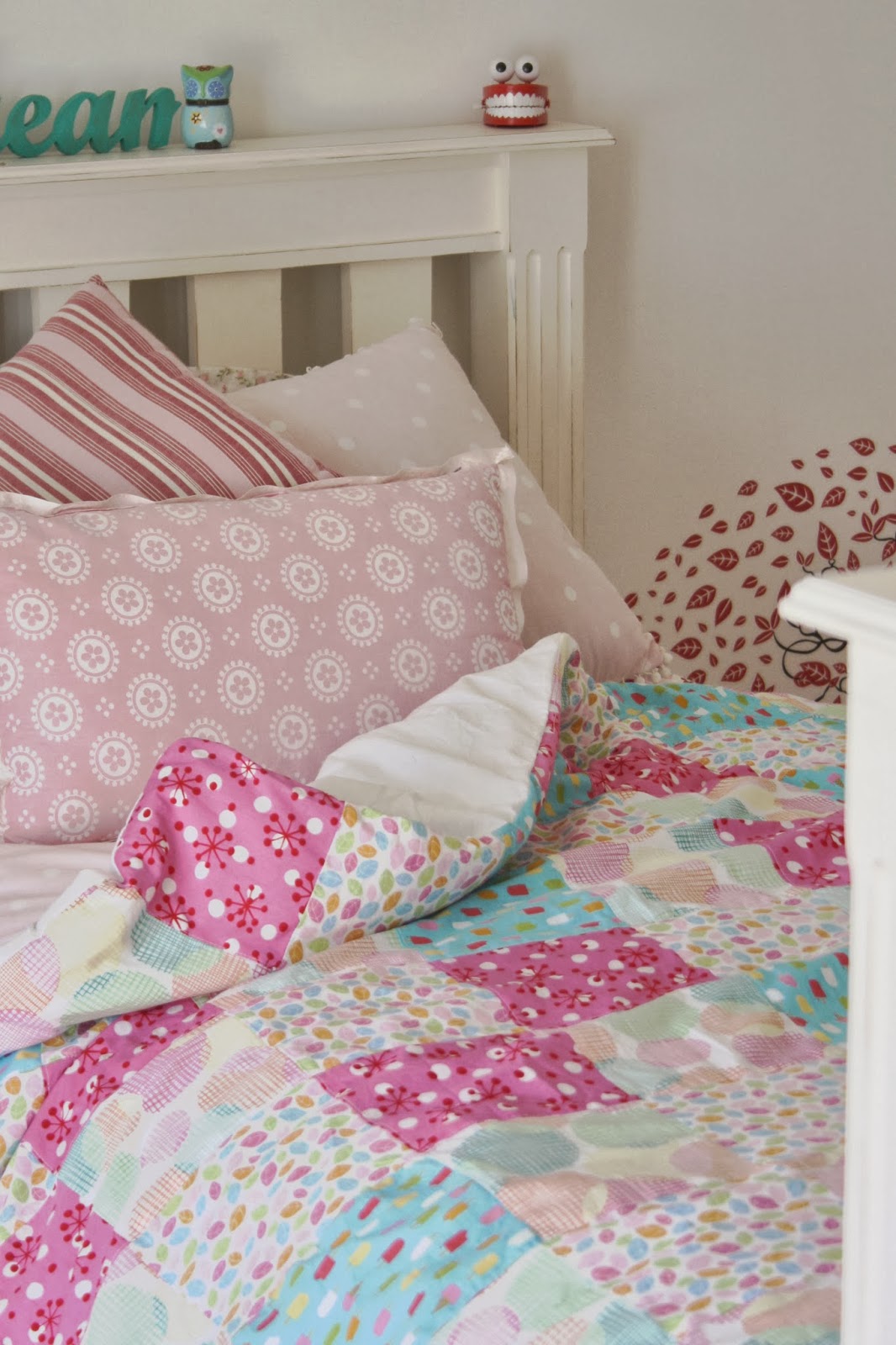 A White Style Patchwork Quilt Cover....tick......
