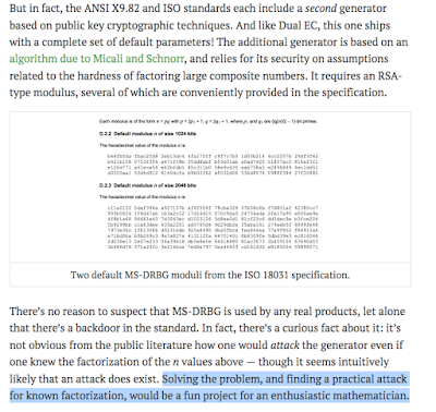How to try to predict the output of Micali-Schnorr Generator (MS-DRBG) knowing the factorization