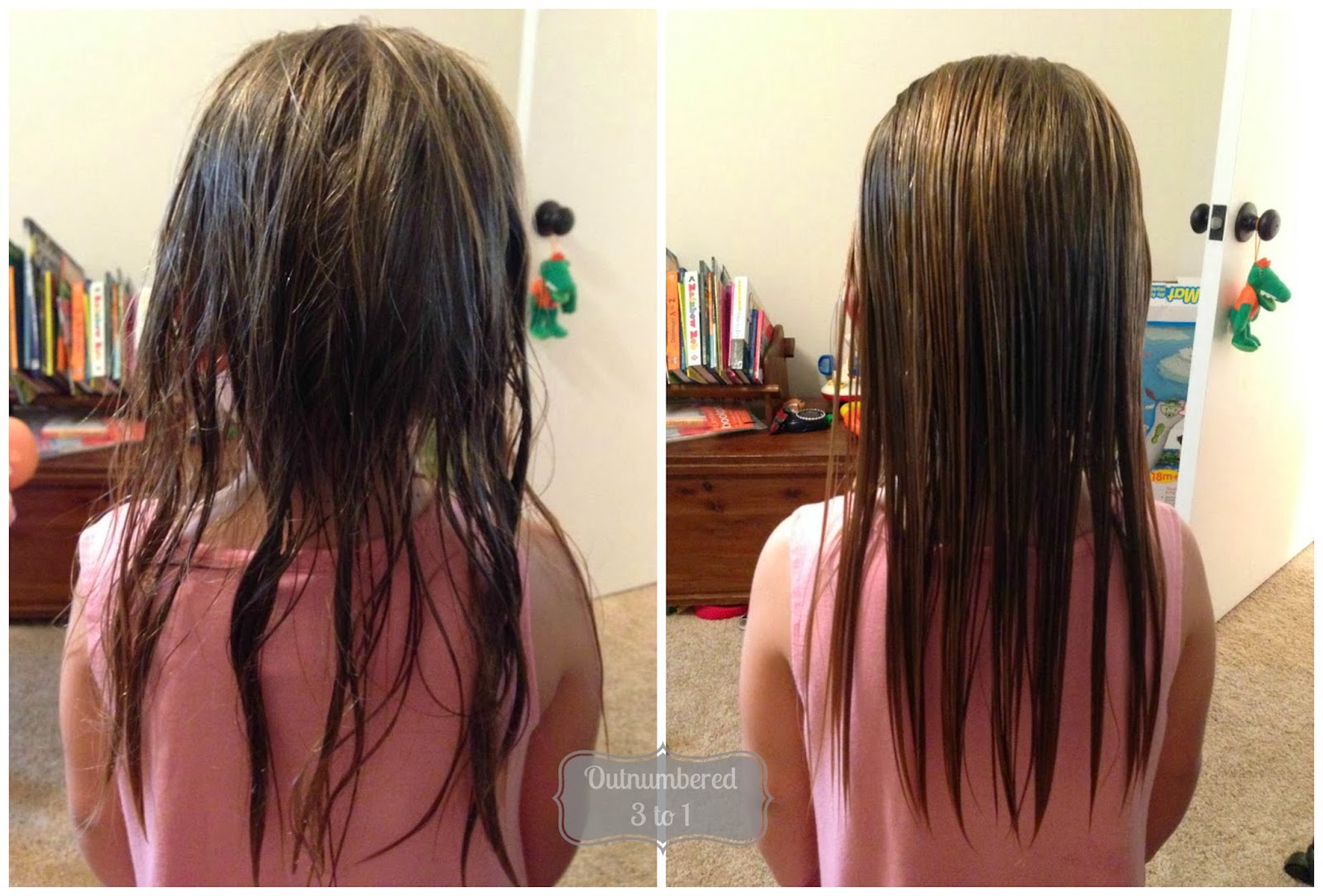 Detangling is Easy With The Wet Brush Outnumbered 3 to 1